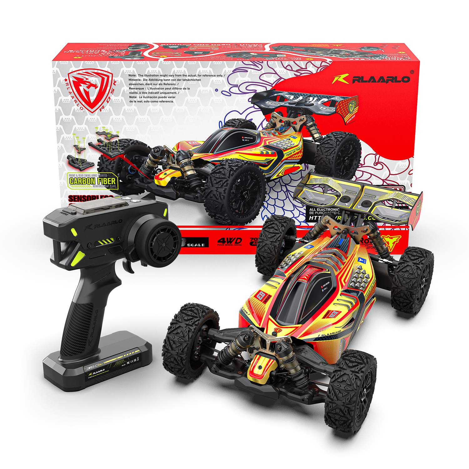 Rlaarlo 1/8 4WD Buggy Dragon Scale Knight | DSK RTR - Image 9