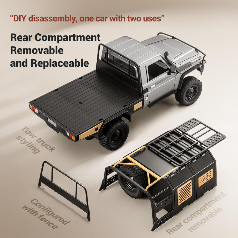 MN82S 1/12 Land Cruiser LC79 Licensed 4WD RTR Truck - Image 4
